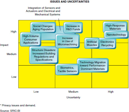 Sample Chart: Issues and Uncertainties